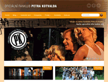 Tablet Screenshot of petrkotvald.cz